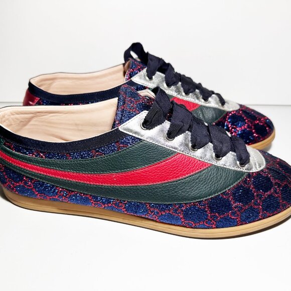 Gucci GG Glitter Bee Sneakers (Men’s) - Picture 6 of 10